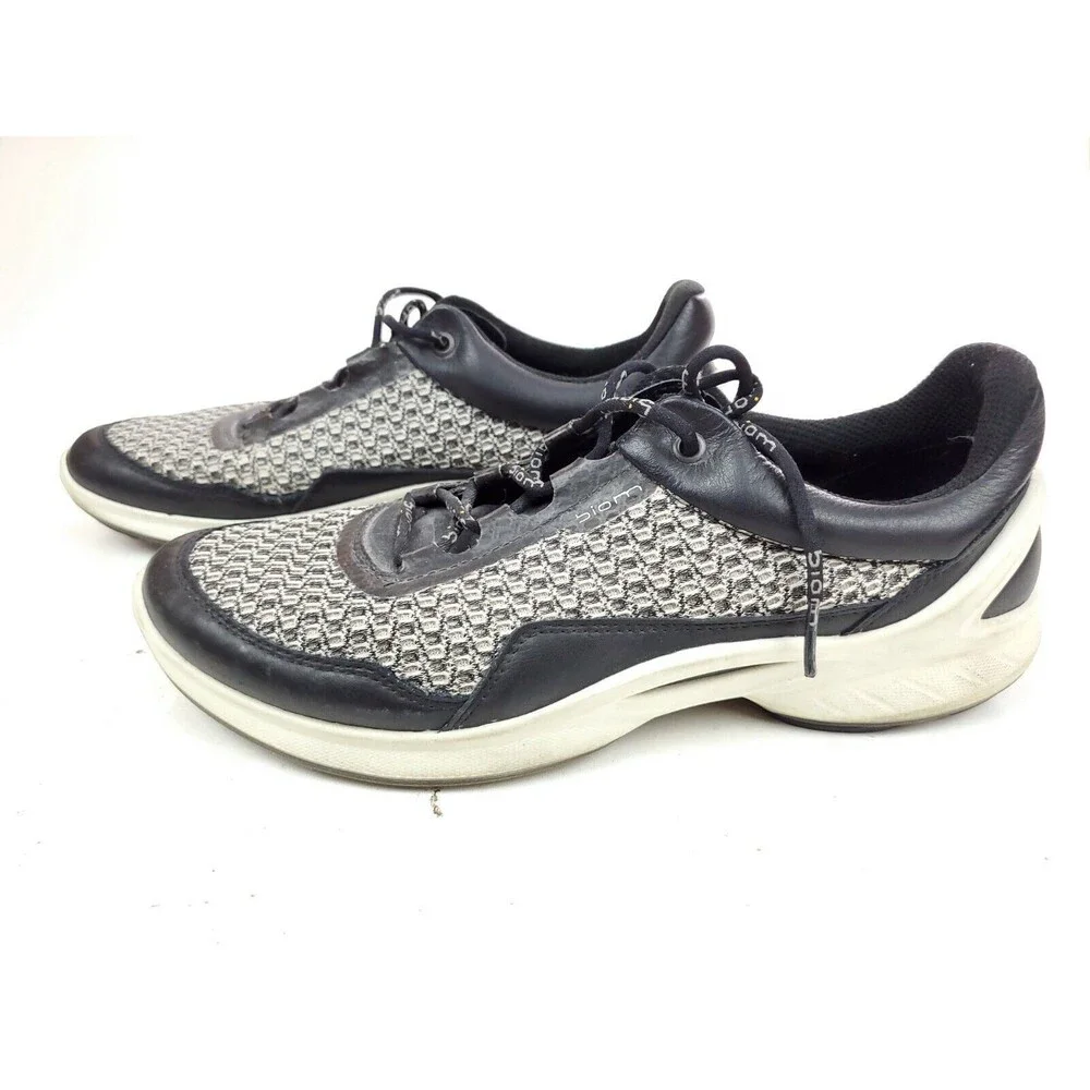 Ecco Biom Fjuel Black-White Women's EUR 40 US 9-9.5
